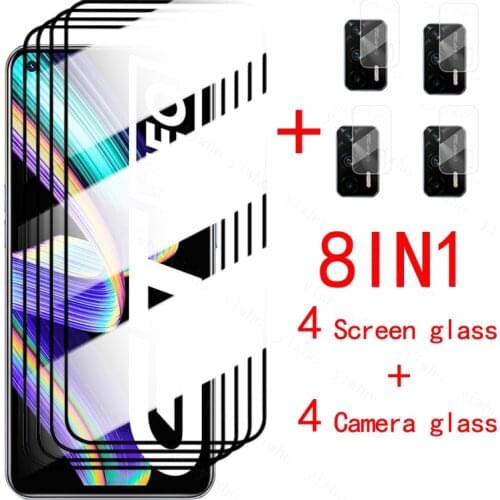 Tempered glass For Oppo Realme GT 5G 6.43" RMX2202 RealmeGT Full Curved Glass Realmi GTNeo Flash Camera lens Screen Protector