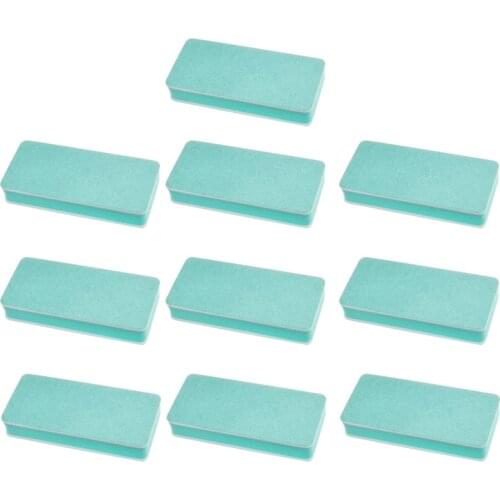 10Pcs Kalimba Keyboard Polishing Block Double Sided Sponge Polish Strips for Thumb Pianos