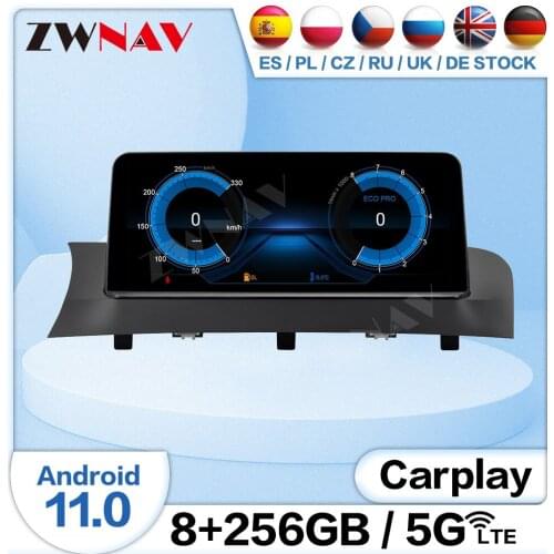 12.3" 256G Carplay Android 11 For BMW X3 X4 F25 F26 2011 2012 2013 2014 2015 2016 GPS Radio Receiver Auto Audio Stereo Head Unit
