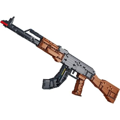 1508Pcs Military Shooting Blaster Weapon Bricks Small Particle DIY Building Block Model Children Educational Toys Birthday Gift