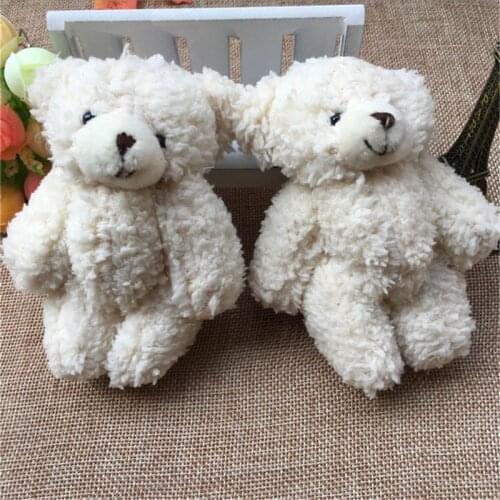 2020 New Mini Joint Bear Stuffed Plush Toys 4.5in Cute Tedy Bears Pendant