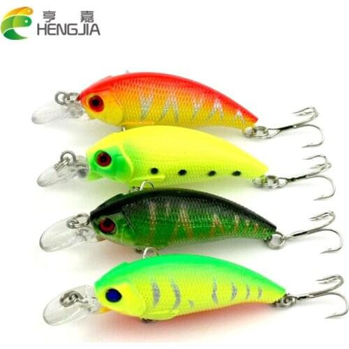 8PCS HENGJIA 7.5CM 8.8G classical Crankbait isca artificial fishing lure Bass fishing tackle useful in fishing Hard plastic bait
