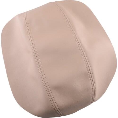 Beige Car Microfiber Leather Console Center Armrest Box Lid Cover Accessories Fit For Volvo S80 1999-2002 2003 2004 2005 2006