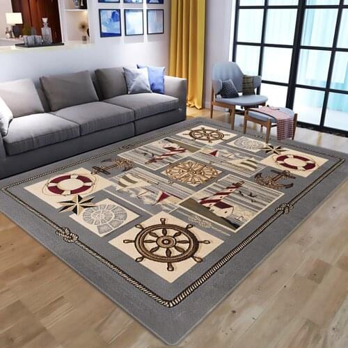 Nordic 3D Printing Large Carpet Baby Crawl Mats Soft Flannel Kids Room Play Area Rugs Carpets Home Decor For Parlor Room Living