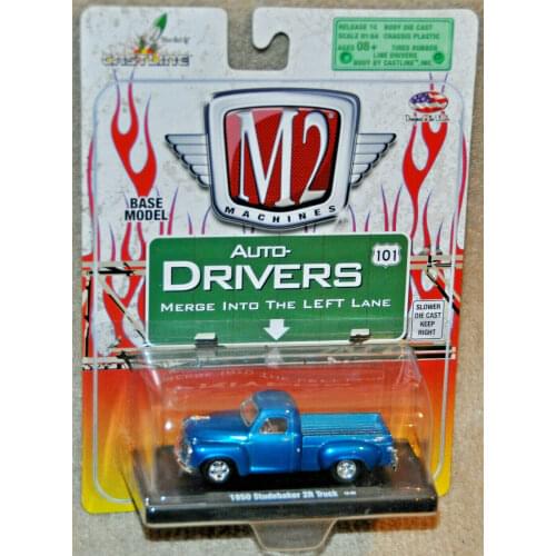 M2 machines 1/64 1950 Studebaker 2R Diecast Collection of Die-casting Simulation Alloy Model Car Children Toys