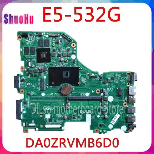 KEFU DA0ZRVMB6D0 Motherboard Original Mainboard with N3150/N3050 CPU 920M For Acer Asipre E5-532G E5-532 Laptop Motherboard DDR3