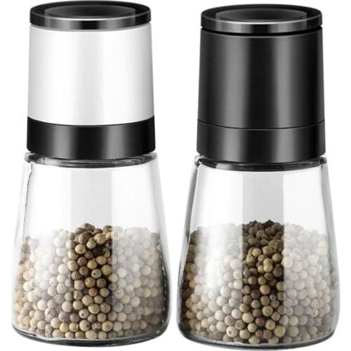 Salt & Pepper Grinder Adjustable Coarseness Spice Herb Mill for Cooking