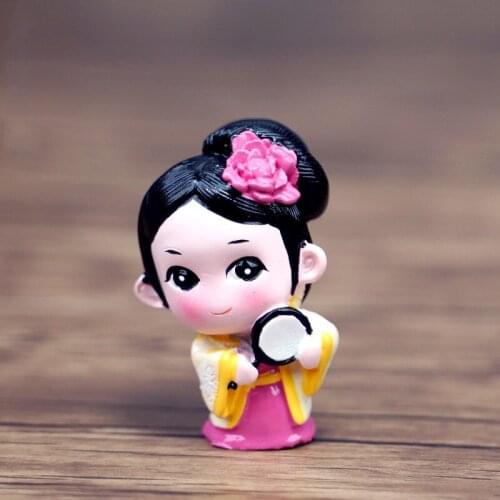 Mini Three Kingdoms Figure Doll Resin Decoration Crafts Cute Creative Travel Gifts Gifts
