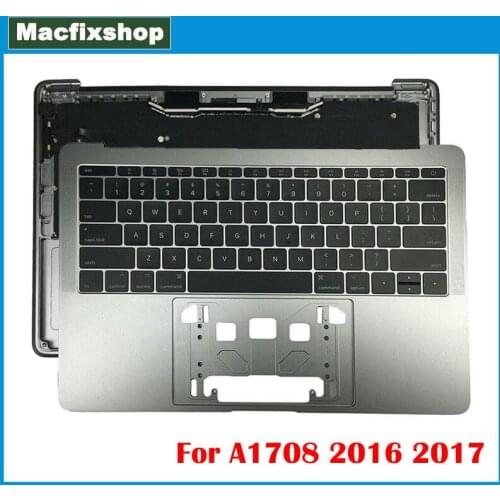 Original UK US English A1708 Top Case Palmrest 2016 2017 Year For Macbook Pro Retina 13 Inch A1708 Topcase Keyboard Replacement