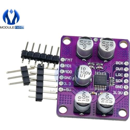 PCM1808 105dB SNR Audio Stereo ADC Single-Ended Analog-Input Decoder 24bit Amplifier Board Player Module