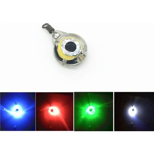Drop Fishing Underwater Fish Attraction Lamp Lure LED Flashing Fishing Light Squid Bait Lures Fishing Eye Shape Pesca Lure
