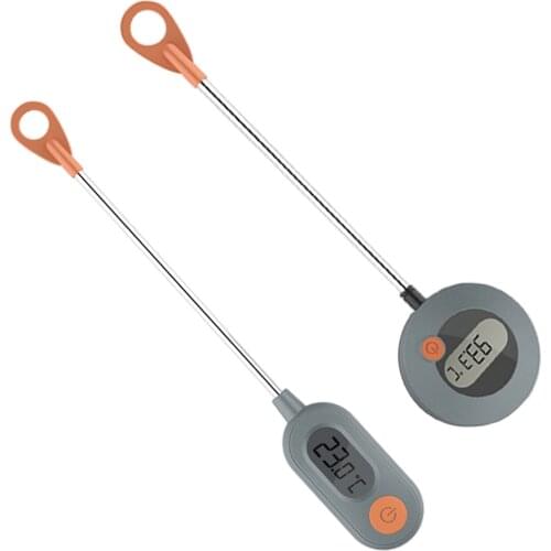 Portable Probe Digital Instant Read Thermometer for Food Hand Drip Coffee Garnishing Milk Frothing -20-250°C