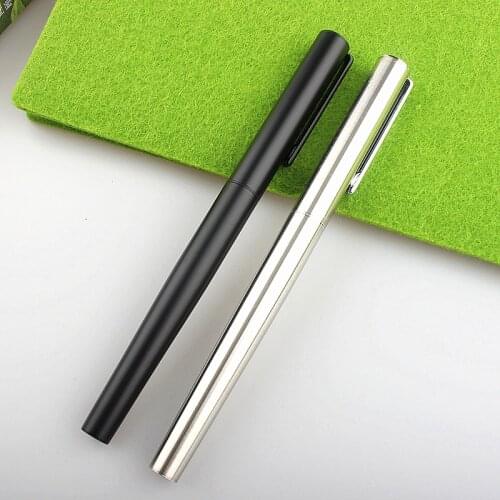 Jinhao 35 Black Silver Colors Business office EF / F Nib Fountain Pen student School Stationery Supplies ink calligraphy pen