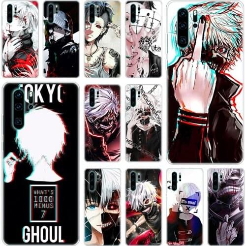 Hot Anime Tokyo Ghoul Silicone Phone Case for Huawei P50 P40 Pro P30 Lite P20 Pro P8 Lite 2017 P Smart Z 2020 2021 Soft Cover
