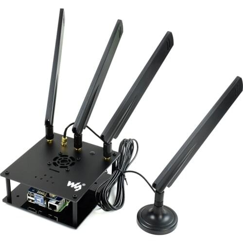 SIM8202G-M2 5G HAT for Raspberry Pi, 5G/4G/3G Support, Snapdragon X55, Multi Mode Multi Band