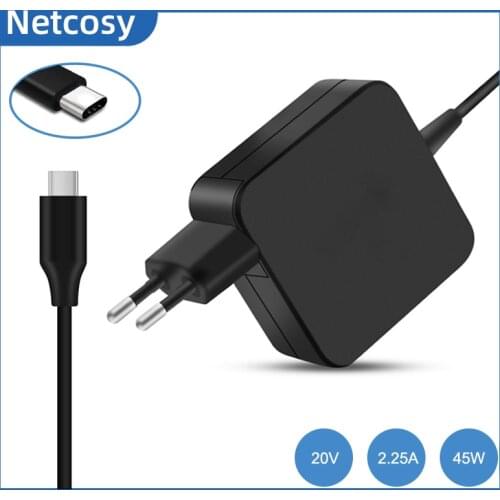 45W USB Type-C AC Adapter Charger Power For Asus ZenBook 3 UX390/For HP Spectre x360/For Lenovo ThinkPad X1/For Macbook 45W