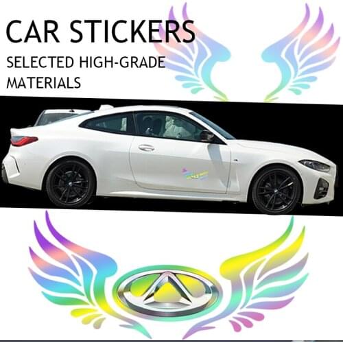 1pcs Car Colored Wings Sticker Rear Glass Occlude Scratches For Chery Tiggo 8 Arrizo 5 Pro Gx 5x eQ7 Tiggo 3 5 ARRIZO 3 7 E3