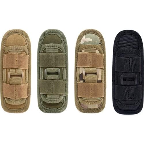 1Pcs Tactical Flashlight Pouch Case Bag 360 Degree Adjustable Tactical Military Bag For Flashlight Outdoor Hunting Camping Bag