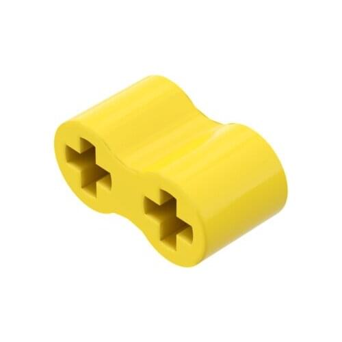 10Pcs Bricks 45590 Rubber Part high-tech Axle Connector Double Flexible Building Blocks Parts DIY Kids Gift Educational Toys