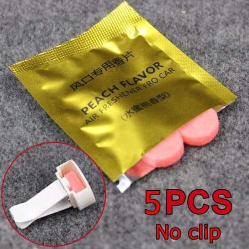 10Packs Car Solid Perfume Air-conditioning Ventilation Clip Air Freshener Flavor 2020