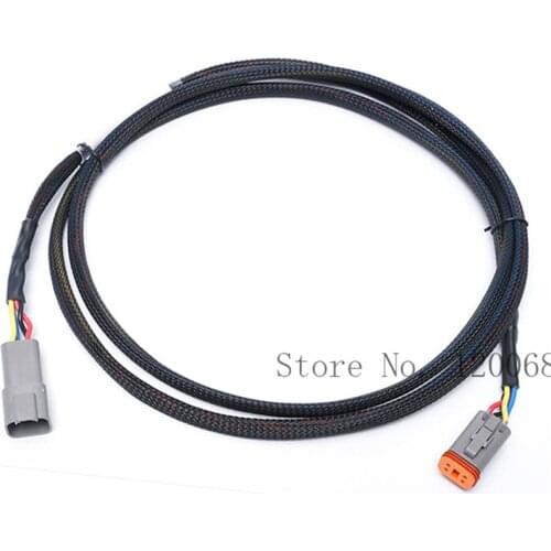 50CM Deutsch DT 2 3 4 6 8 12 Pin Extension Cable Male Female Cable Sleeve Protection Waterproof Connector plug Kit WIRE HARNESS