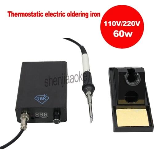60W Constant Thermostatic Electric Oldering Iron Thermostat Soldering Station Anti-static Mobile Phone Computer Repair Welder