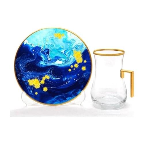 Drop Handles Tea Set 12 pieces Night