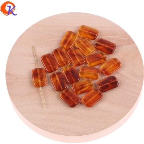 Cordial Design 22x14mm 390pcs/lot (Design As Shown) Acrylic Imitation AmberEffect Flat Ellipse Beads For Hand Made Jewelry DIY