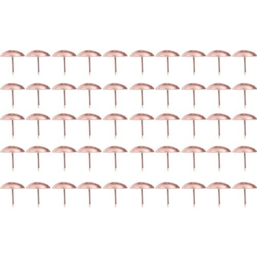 Dophee 50pcs Decor Nail Jewelry Gift Wine Case Box Decoration Furniture Upholstery Nail 25*25mm