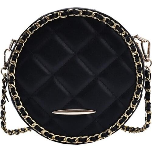 Hot sale Circular Design Women Shoulder Bags PU Leather Crossbody Bag Fashion Purse Summer Casual Messenger bags Female Handbag