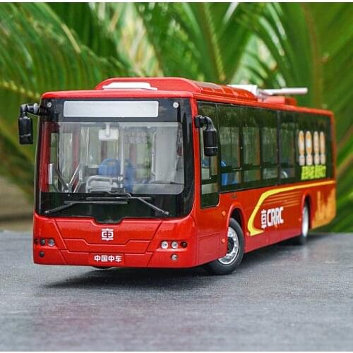 Zinc alloy Classic 1:42 China CRRC Hunan CRRC bus model with small gift
