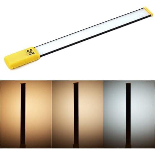 Lightweight Handheld LED Light with USB Charging Cable Carry Bag Tube Photography Fill-in Light Lamp 3000K-5700K Dimmable CRI95