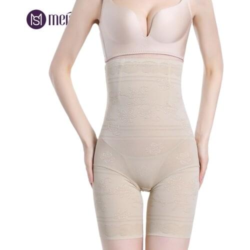 Meisou New Women High Waist Shaping Panties Breathable Body Shaper Slimming Tummy Underwear Panty Shapers Hot Selling Thin Soft