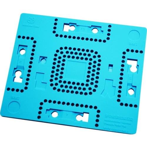 Mutifuncational Magic Mat For iPhone X XS 11 12 CPU Planting Tin Dot Matrix Face ID Camera Fingerprint Silicone Pad