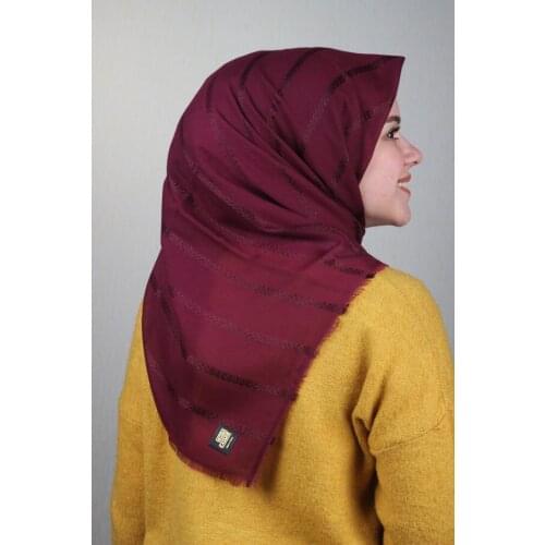 FASHION CASHMERE THE STRIPE COTTON SCARF-DESEN-02-RENK-04