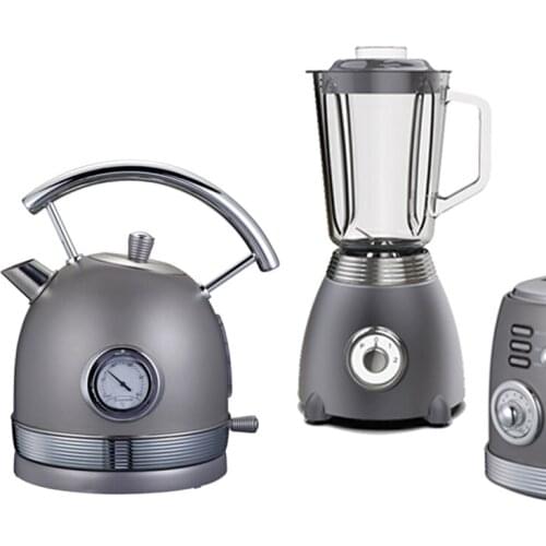 Unique home appliances kettle&toaster blender set Nordic Rapid Boil Jug Kettle Matt Finish, 3000w, 1.7 L breakfast set