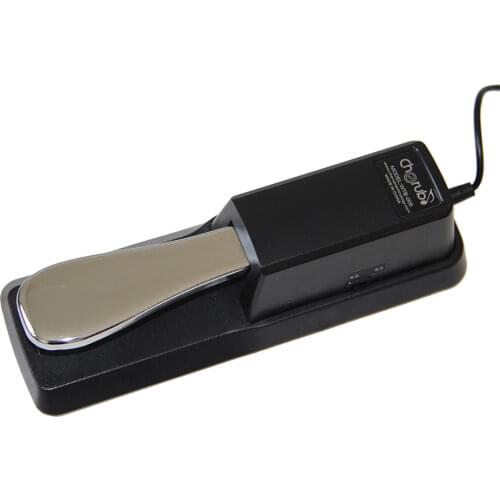 Effects pedal/New Cherub WTB-005 Black Electric Portable Damper Sustain Metal Pedal