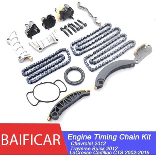 Baificar Brand Genuine Engine Timing Chain Kit Repair Set 12651450 For Chevrolet Traverse Buick Enclave LaCrosse Cadillac CTS
