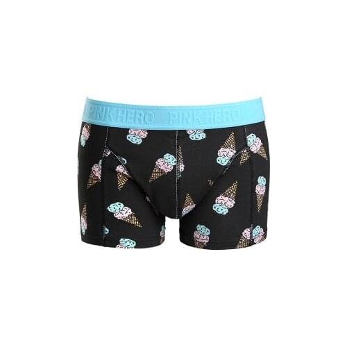 2020 brand PINK HERO Men Boxer Shorts Cotton Men Sexy Underwear Comfortable Male Panties Fashion Print Men Underpants Cuecas