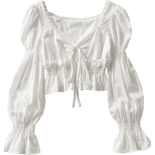 Белые блузки YSBFALNZ China At AliExpress