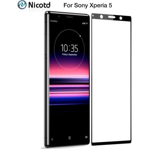 Full Cover Tempered Glass For Sony Xperia 5 Screen Protector Protective Film For Sony Xperia 5 suitable for J8210, J8270, J9210
