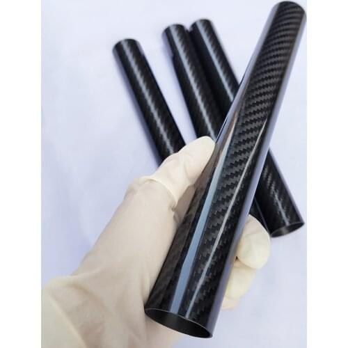 1 PCS 3K Carbon Fiber Tube Length 500mm Diameter 10mm 12mm 14mm 16mm 18mm 22mm 24mm 26mm 28mm 30mm 32mm for RC Model Airplane