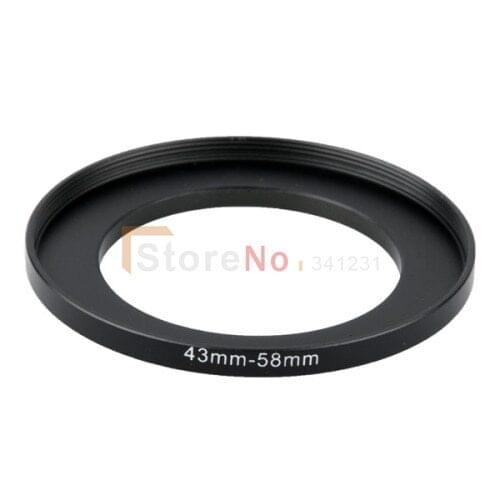 43-58mm 43mm-58mm 43-58 mm 43 to 58 43MM to 58MM Lens Step up Ring Filter Adapter Ring