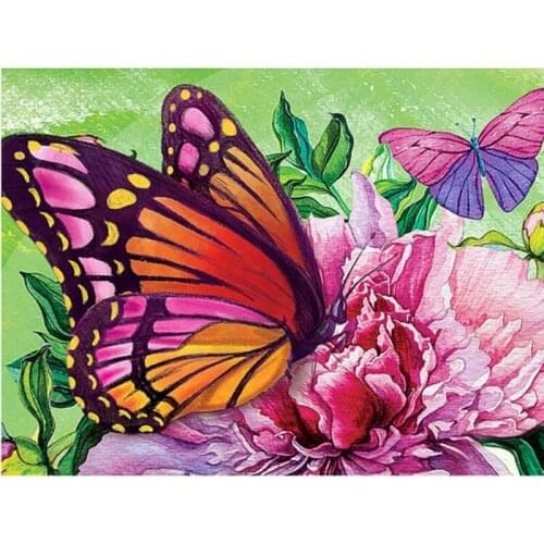 Kexinzu Full Square/Round 5D Diy Diamond Painting Cross Stitch "Animal Butterfly" Diamond 3D Embroidery Mosaic Home Crafts