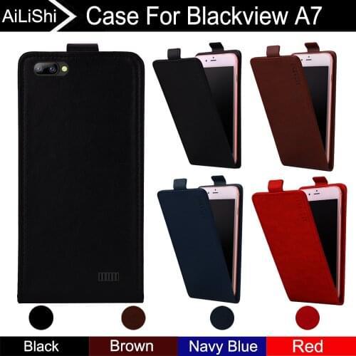 AiLiShi For Blackview A7 Case Up And Down Vertical Phone Flip Leather Case A7 Blackview Phone Accessories 4 Colors Tracking