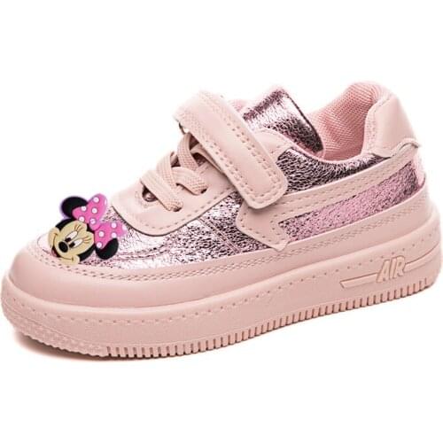 Disney Mickey Minnie childrens shoes 2021 autumn new childrens sports shoes breathable sneakers boys casual shoes