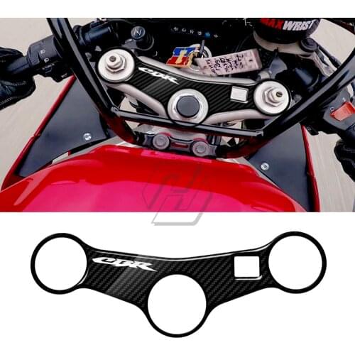 For Honda CBR900 1996-1997 3D Carbon-look Upper Triple Yoke Defender