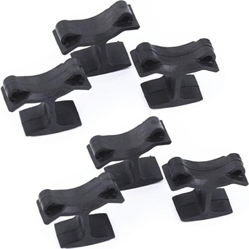 Perfeclan Pack Referee Whistle Finger Grip Clip Holder for Football Soccer Basketball Trainer Fingers Clamp Accessories Black