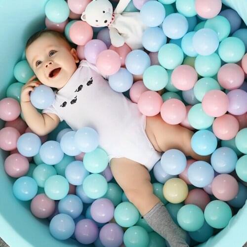 Hot 5.5 CM Eco-Friendly Colorful Ball Pit Soft Plastic Ocean Ball Water Pool Ocean Wave Ball Outdoor Toys For Children Kids Baby