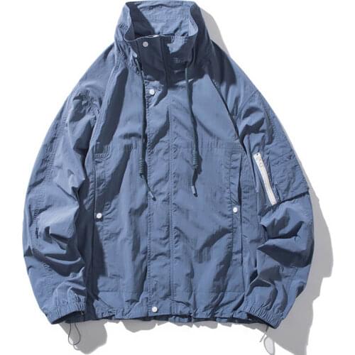 Jacket men streetwear Men Clothing Japanese tooling 2019 New pattern loose and comfortable tidal current stranger things